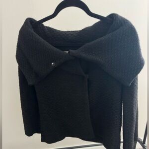 Banana Republic Black Textured Women's Sweater